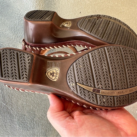 Ariat wedge sandal shalimar t-strap - Picture 4 of 7